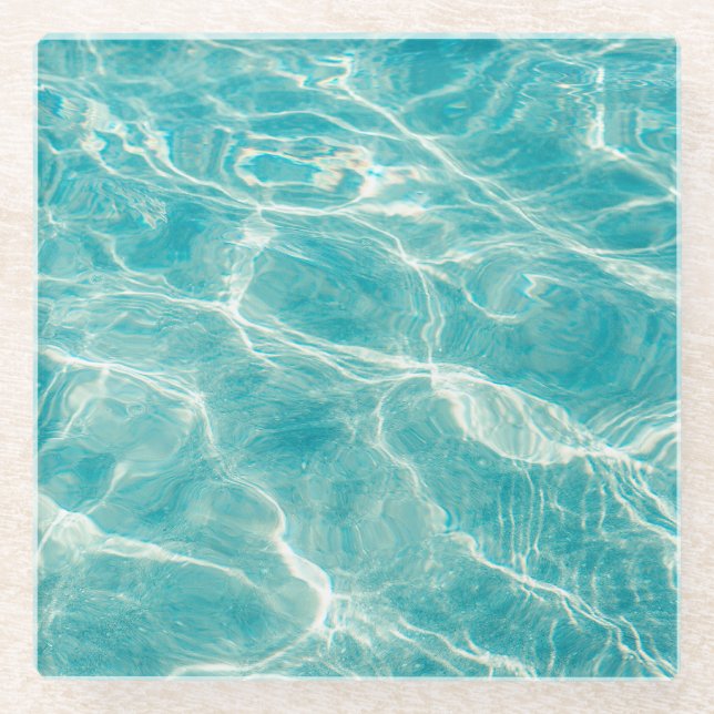 Dessous-de-verre En Verre les vagues de la mer (Devant)