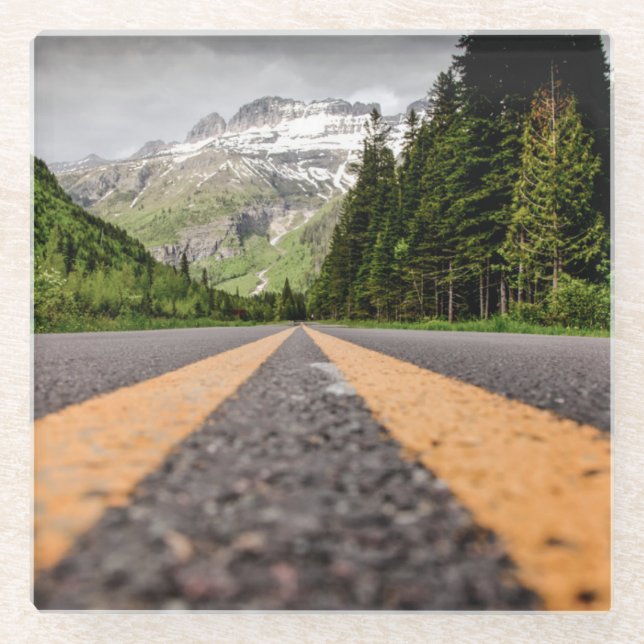 Dessous-de-verre En Verre L'explorez (Devant)