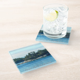 Dessous-de-verre En Verre L'île de Salish