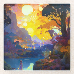 Dessous-de-verre En Verre L'Imaginaire surréaliste