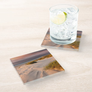 Dessous-de-verre En Verre Littoral Saltum Beach, Danemark