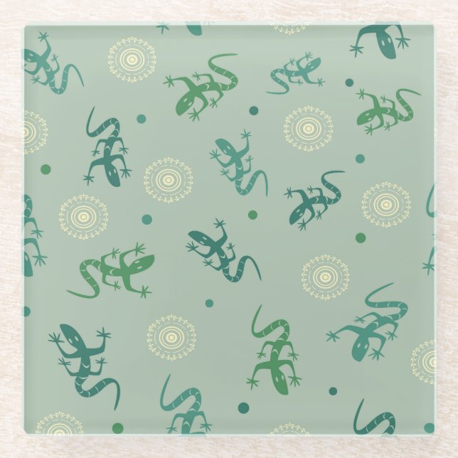 Dessous-de-verre En Verre Lizard (Devant)