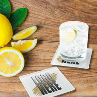 Logo professionnel Carré personnalisé en bloc