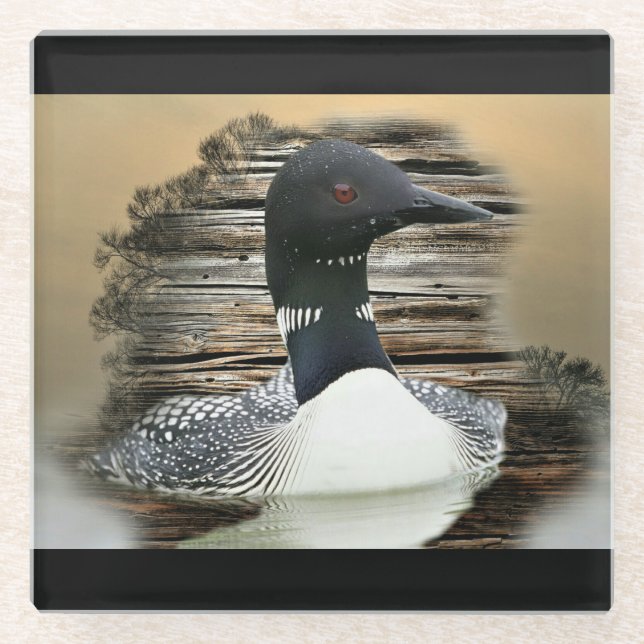 Dessous-de-verre En Verre Loon (Devant)