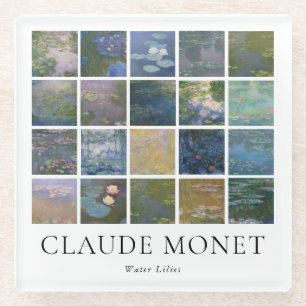Dessous-de-verre En Verre Lys d'eau Claude Monet