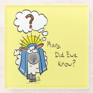 Dessous-de-verre En Verre Marron de Noël Chrétien