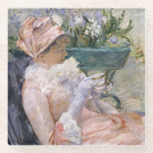 Dessous-de-verre En Verre Mary Cassatt - La tasse de thé