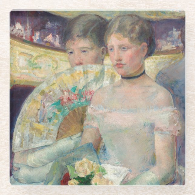 Dessous-de-verre En Verre Mary Cassatt - Le Loge (Devant)