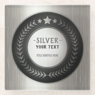 Dessous-de-verre En Verre MÉDAILLE DIY IMPRESSION PERSONNALISÉE Champion Arg