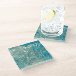 Dessous-de-verre En Verre Mer turbulente