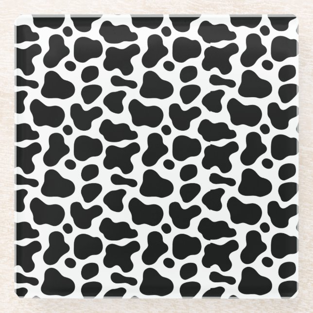 Dessous-de-verre En Verre Meuh Meuh Meuh (Devant)