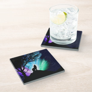 Dessous-de-verre En Verre Midnight Howl