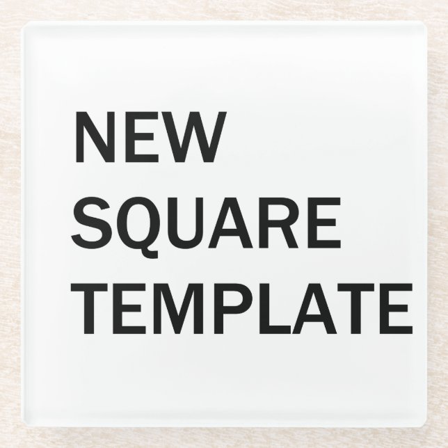 Dessous-de-verre En Verre Modèle Dessous de verre en verre (Devant)