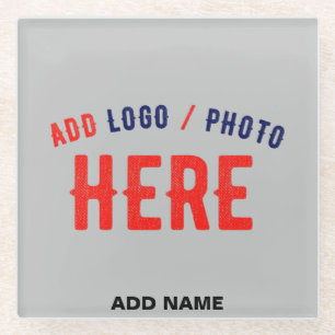 DESSOUS-DE-VERRE EN VERRE MODERNE MODERNE ASH PERSONNALISABLE VÉRIFIÉ