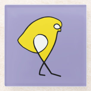 Dessous-de-verre En Verre Moineau 