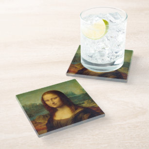 Dessous-de-verre En Verre Mona Lisa Léonard de Vinci