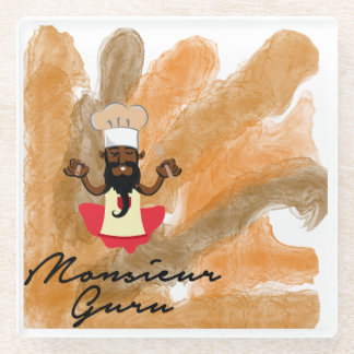 Dessous-de-verre En Verre Monsieur Guru