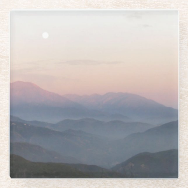 Dessous-de-verre En Verre Montagne (Devant)
