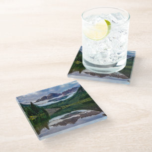 Dessous-de-verre En Verre Montagnes   Aspen Colorado