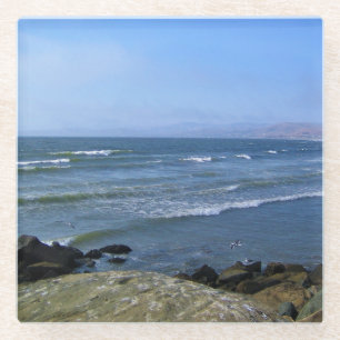 Dessous-de-verre En Verre Morro Bay, Californie