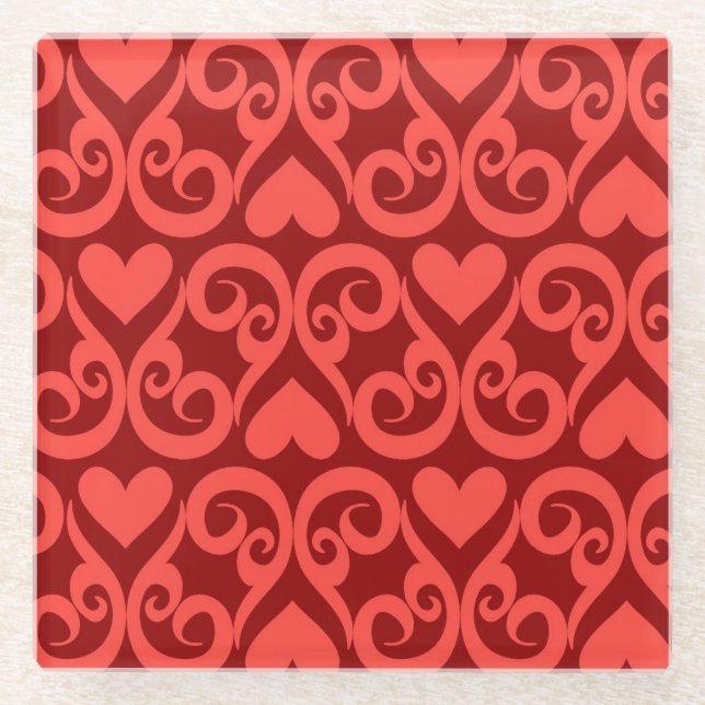 Dessous-de-verre En Verre Motif 2 de Valentine (Devant)
