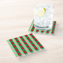Motif à carreaux de Noël contemporain