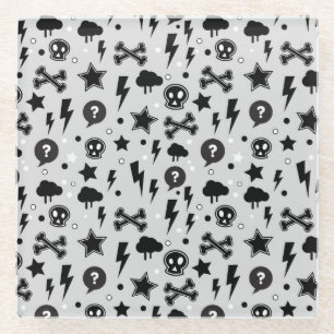 Dessous-de-verre En Verre Motif à la mode