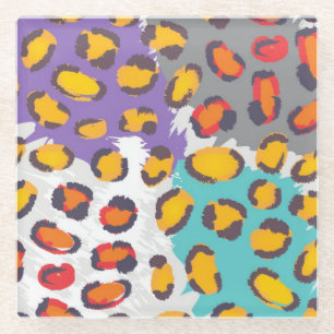 Dessous-de-verre En Verre Motif animal de faune