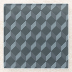 Dessous-de-verre En Verre Motif géométrique abstrait d'arrière - plan