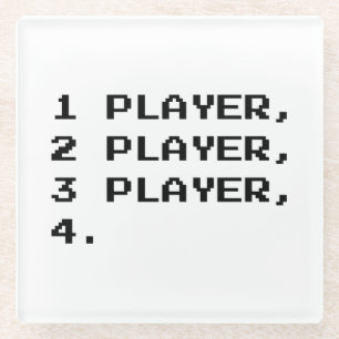 DESSOUS-DE-VERRE EN VERRE MULTIJOUEUR