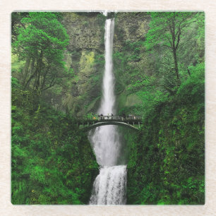 Dessous-de-verre En Verre Multnomah Falls #2 Dessous de verre en verre