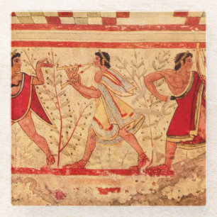 Dessous-de-verre En Verre Musiciens d'Etruscan