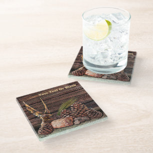 Dessous-de-verre En Verre Nature morte avec aigle