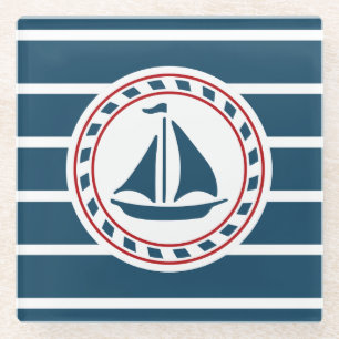 Dessous-de-verre En Verre Nautical design