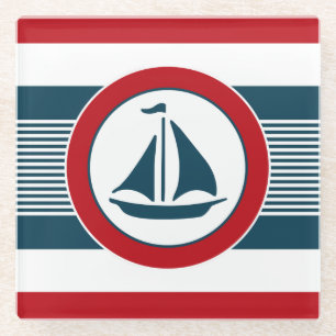 Dessous-de-verre En Verre Nautical design