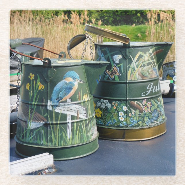 DESSOUS-DE-VERRE EN VERRE NAVIRES (Devant)