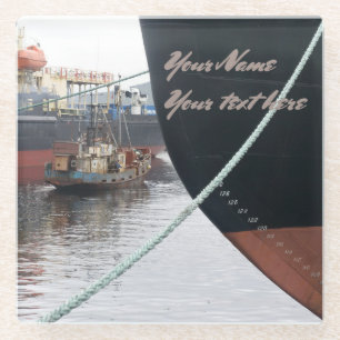 Dessous-de-verre En Verre Navires