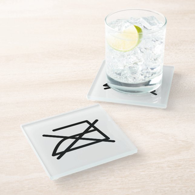 DESSOUS-DE-VERRE EN VERRE NE REFROIREZ PAS ! (Incliné)