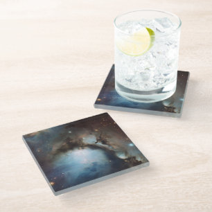 Dessous-de-verre En Verre Nébuleuse d'Orion Messier 78 Photo de l'Espace Rée
