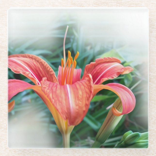 Dessous-de-verre En Verre nénuphar (Devant)