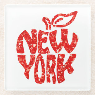 DESSOUS-DE-VERRE EN VERRE NEW YORK