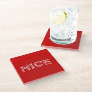Dessous-de-verre En Verre Nice Riz