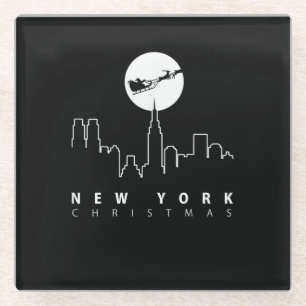 Dessous-de-verre En Verre Noël à New York City
