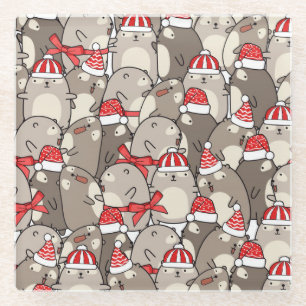 Dessous-de-verre En Verre Noël mignon