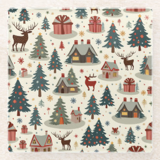 Dessous-de-verre En Verre Noël mignon