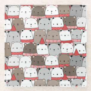 Dessous-de-verre En Verre Noël mignon