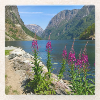 Dessous-de-verre En Verre Norvège Village de Gudvangen Dessous de verre de v