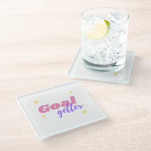 Dessous-de-verre En Verre Objectif Getter