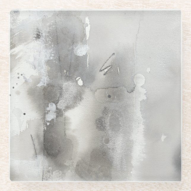 Dessous-de-verre En Verre Objets mystiques - Gris (Devant)