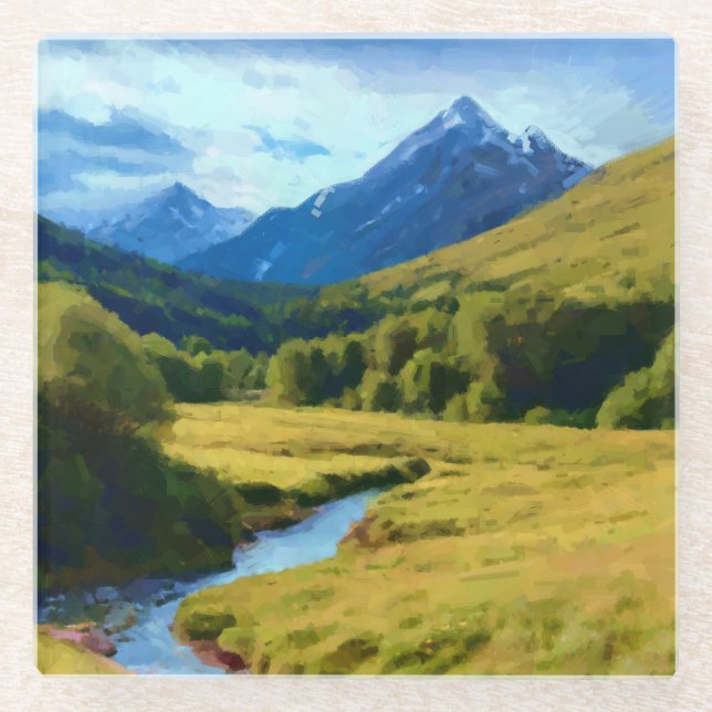 Dessous-de-verre En Verre Oblivion Né de Lethe (Devant)